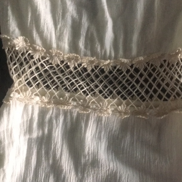 Aqua Daisy trim dress low back sz S - Picture 2 of 7